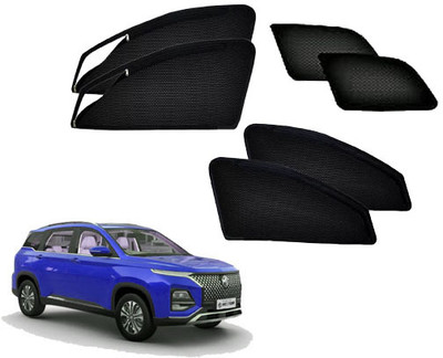 HARKRISH Side Window Sun Shade For MG Hector(Black)