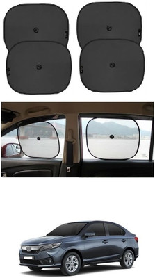Suprozo Side Window, Rear Window Sun Shade For Honda Amaze, 2 Series, Universal For Car(Black)