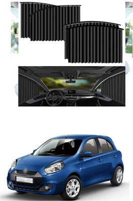 GONAMA Rear Window Sun Shade For Renault Pulse(Black)