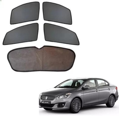 KSPARTS Rear Window, Side Window Sun Shade For Maruti Suzuki Ciaz(Black)