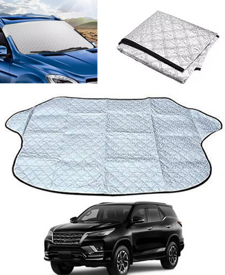 monolive Windshield Sun Shade For Toyota Fortuner(Silver)