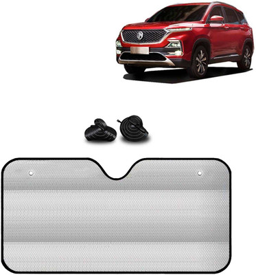 Kingsway Windshield, Dashboard, Rear Window Sun Shade For MG Hector(Silver)