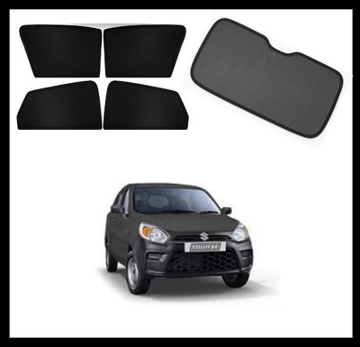 RAKRISH Rear Window, Side Window Sun Shade For Maruti Suzuki Alto 800(Black)