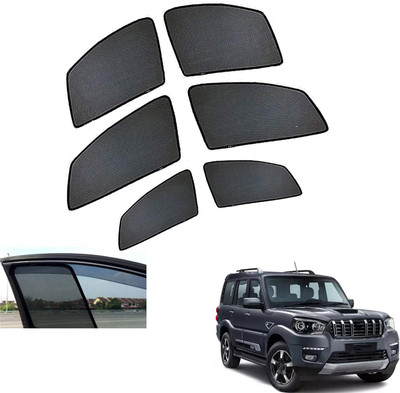 PEEPS STORE Side Window Sun Shade For Mahindra Scorpio(Black)