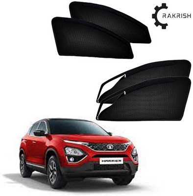 SHANKARAI Rear Window, Side Window Sun Shade For Tata Harrier(Black)