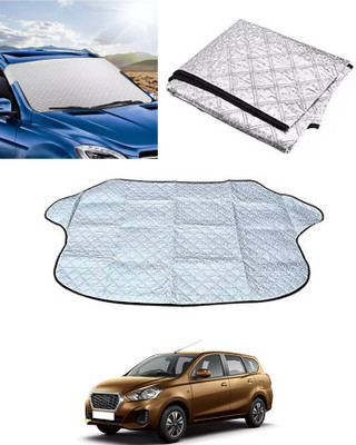 RKPSP Windshield Sun Shade For Datsun Universal For Car(Silver)