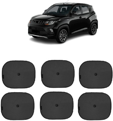 BROTHERTWO Side Window, Rear Window Sun Shade For Mahindra KUV 100(Black)