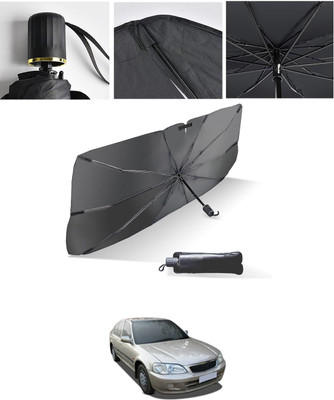 AYW Windshield Sun Shade For Honda City ZX(Black, Silver)