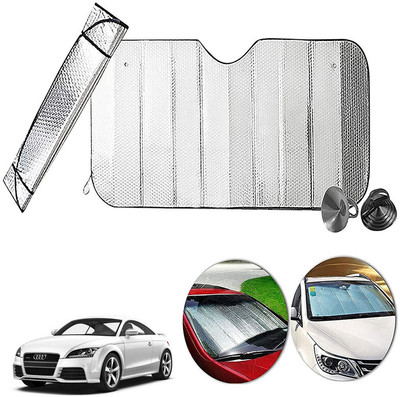 AUTO PEARL Dashboard, Windshield Sun Shade For Audi TT(Silver)