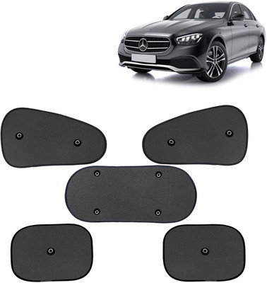 Kingsway Side Window, Rear Window, Windshield Sun Shade For Mercedes Benz E-Class(Black)