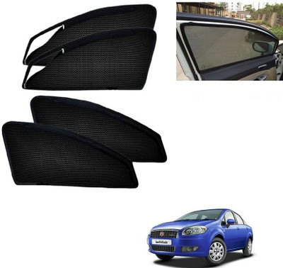 RAKRISH COLLECTION Rear Window, Side Window Sun Shade For Toyota Etios Liva(Black)