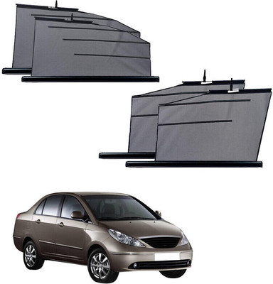 SS FOR YOUR SMART NEEDS Side Window Sun Shade For Tata Indigo(Black)