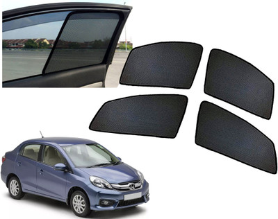 AUTO PEARL Side Window Sun Shade For Honda Amaze(Black)