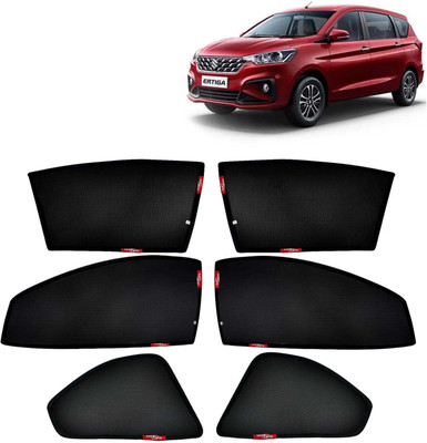 Kingsway Side Window, Rear Window Sun Shade For Maruti Suzuki Ertiga(Black)