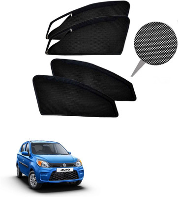 RAKRISH Rear Window, Side Window Sun Shade For Maruti Suzuki Alto 800(Black)