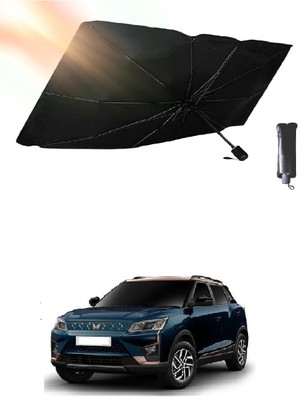 ROSHNEER ENTERPRISES Windshield Sun Shade For Mahindra XUV 400(Black, Silver)