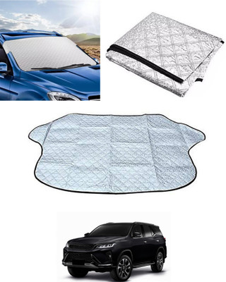 MSNP Windshield Sun Shade For Toyota Universal For Car(Silver)