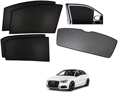 AuTO ADDiCT Side Window, Rear Window Sun Shade For Audi A180(Black)