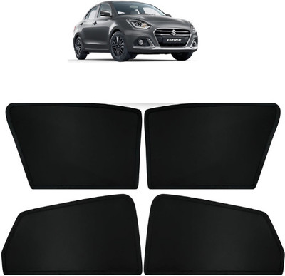 RAKRISH Rear Window, Side Window Sun Shade For Maruti Suzuki Dzire(Black)
