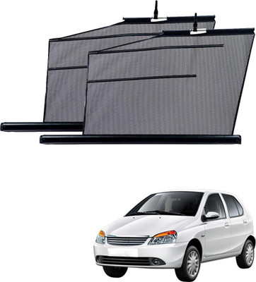SS Zeeber Side Window Sun Shade For Tata Indica(Black)