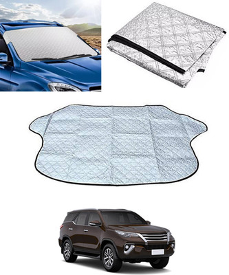RKPSP Windshield Sun Shade For Toyota Universal For Car(Silver)