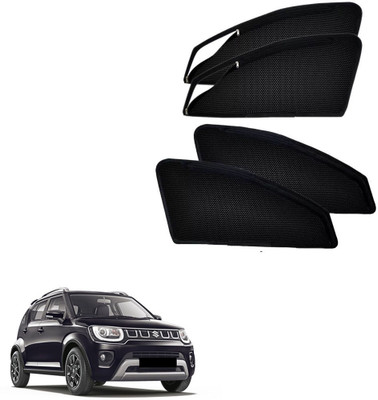 HARKRISH Side Window Sun Shade For Maruti Suzuki Ignis(Black)