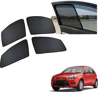 PEEPS STORE Side Window Sun Shade For Ford Figo(Black)