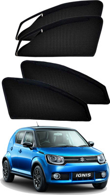 PEEPS STORE Side Window Sun Shade For Maruti Suzuki Ignis(Black)