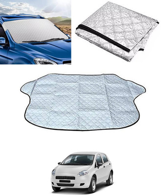 RKPSP Windshield Sun Shade For Fiat Punto(Silver)