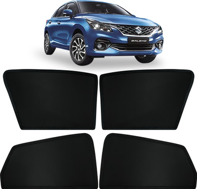 autoluxer Side Window Sun Shade For Maruti Suzuki Baleno(Black)