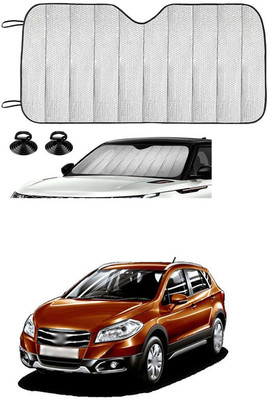 GONAMA Windshield Sun Shade For Maruti Suzuki S-Cross(Silver)