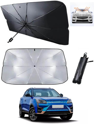 MATIES Windshield Sun Shade For Mahindra XUV 400(Black, Silver)