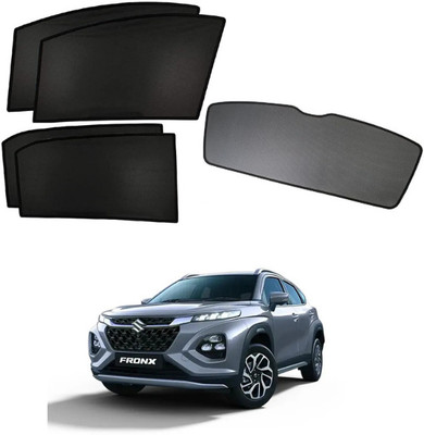 RAKRISH Rear Window, Side Window Sun Shade For Maruti Suzuki Fronx(Black)