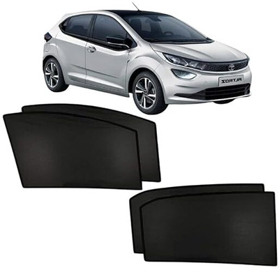 Hoodinter Side Window Sun Shade For Tata Altroz(Black)