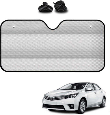 COSMOGEAR Windshield, Dashboard, Rear Window Sun Shade For Toyota Corolla Altis(Silver)