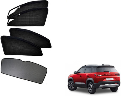 KOZDIKO Side Window, Rear Window Sun Shade For Maruti Suzuki Vitara Brezza(Black)
