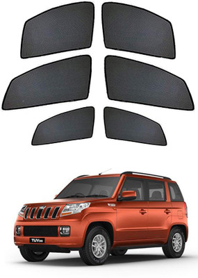 PEEPS STORE Side Window Sun Shade For Mahindra TUV-300(Black)