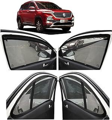 HARKRISH Side Window Sun Shade For MG Hector(Black)
