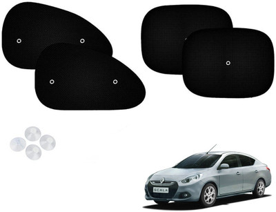 Automotive Prist Side Window Sun Shade For Renault Scala(Black)