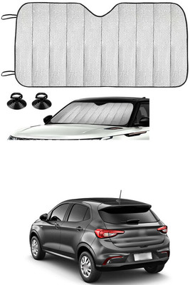 GONAMA Rear Window Sun Shade For Fiat Universal For Car(Silver)