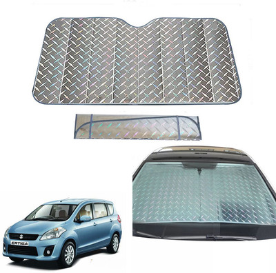 AUTO PEARL Dashboard, Windshield Sun Shade For Maruti Suzuki Ertiga(Grey)