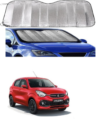ROSHNEER ENTERPRISES Windshield Sun Shade For Maruti Suzuki Celerio(Silver)