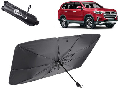 Selifaur Dashboard, Rear Window, Sun Roof, Windshield Sun Shade For MG Gloster(Black)