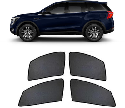 RAKRISH Rear Window, Side Window Sun Shade For Mahindra Scorpio N(Black)
