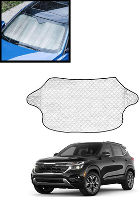 AYW Windshield Sun Shade For Kia Seltos(Silver)