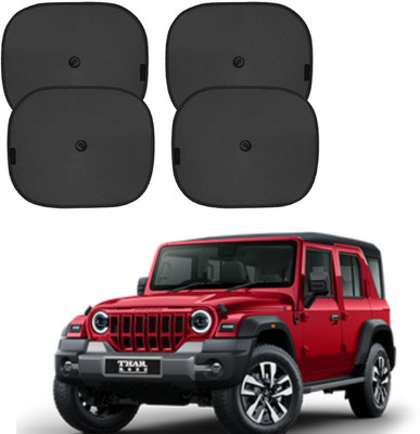 The StyleNook Side Window, Dashboard, Sun Roof Sun Shade For Mahindra, Universal For Car Thar, Universal For Car(Black)