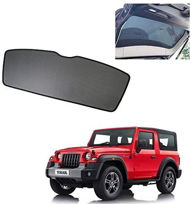 RAKRISH COLLECTION Rear Window Sun Shade For Mahindra Thar(Black)