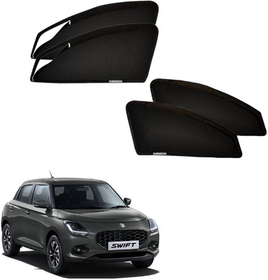 HARKRISH Side Window Sun Shade For Maruti Suzuki New Swift(Black)