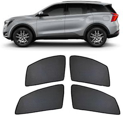 RAKRISH Rear Window, Side Window Sun Shade For Mahindra XUV 700(Black)