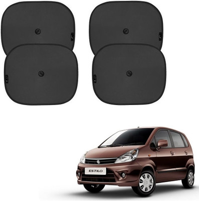 SPREADX Side Window, Rear Window Sun Shade For Maruti Suzuki Zen Estilo(Black)